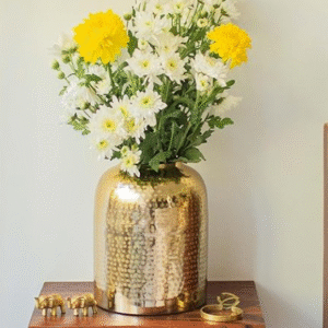 10Club Flower Vase for Living Room - Tall Show Pieces for Home Decor Living Room - Perfect House Warming Gifts - Modern Home Interiors - (28 cm, 800 Gram)